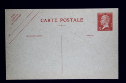 France: Carte Postale  Pasteur  75 C.   Type  G1 - Cartes Postales Types Et TSC (avant 1995)