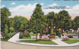 Illinois Peoria Main Street Entrance Laura Bradley Park - Peoria