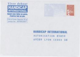 France PAP Réponse Luquet RF 0200697  Handicap International - PAP: Ristampa/Luquet