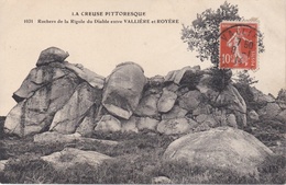 CPA- N°1031 - Dept 23 - ROYERE - Rochers De La Rigole Du Diable Entre VALLIERE Et ROYERE - Royere