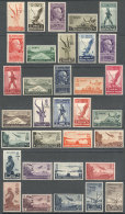 Sc.1/20 + C1/C11 + CE1/CE1, 1938 Animals, Birds, Airplanes, Etc., Cmpl. Set Of 33 Values, MNH (2 Or 3 With Tiny... - Italienisch Ost-Afrika