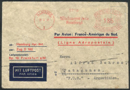 Airmail Cover With Meter Postage For 1.85Mk., Sent From Hamburg To Argentina On 20/MAR/1931 Via France... - Autres & Non Classés