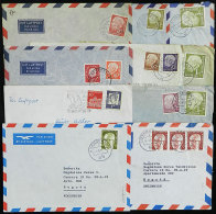 10 Covers Sent To Colombia And Peru Between 1955 And 1975, Fine General Quality (one With Minor Defects), Low... - Sonstige & Ohne Zuordnung