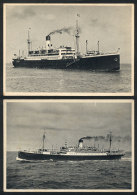 Ships "Antonio Delfino" And "General Artigas", Circa 1937/8, Fine Quality, Very Nice Views! - Altri & Non Classificati