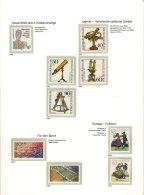 Collection In Michel Album (years 1971 To 1984), Apparently Almost Complete, Most Stamps Are MNH, But Some Show... - Collezioni