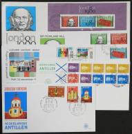 5 FDC Covers Of Years 1979/80, VF Quality, Very Thematic! - Curazao, Antillas Holandesas, Aruba