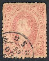 GJ.20i, PAPER VERY RIBBED In Both Directions ("hessian"), Superb And Rare! - Oblitérés