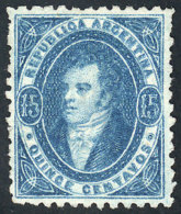 GJ.24, 15c. Blue, Mint No Gum, Example Of Excellent Quality! - Nuovi