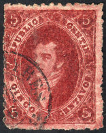 GJ.26, 5th Printing, Handsome Example In Intense Dark Carmine Color, Very Attractive! - Oblitérés