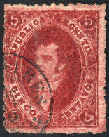 GJ.26, 5th Printing, Handsome Example In Intense Dark Carmine Color, Very Attractive! - Usados