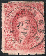 GJ.33c, 7th Printing Perforated, With Very Notable Lacroix Freres Watermark, Nice Example Used In Buenos Aires,... - Usati