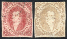 GJ.34e, Oily Impression Variety, IVORY HEAD, Very Nice! - Used Stamps