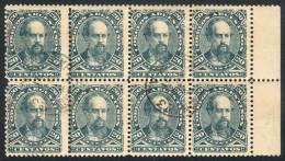 GJ.89, 20c. Roca, Used Block Of 8 With Expedición Cancel, VF! - Andere & Zonder Classificatie