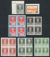 GJ.696/9 + 701/7, 1931 First Anniv. Of The Revolution, Set Of 11 Values. The 1P. Value In Block Of 4, Also The 4... - Sonstige & Ohne Zuordnung