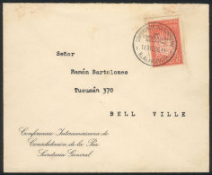 GJ.817 (Sc.453), 1936 Interamerican Conference For The Maintenance Of Peace, On A Cover With Printed Head Of The... - Autres & Non Classés