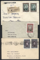 GJ.983, 984 And 986, 3 Covers Used With Different Frankings, Rare! - Other & Unclassified