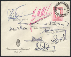 GJ.1088, 1957 Constitutional Convention, On A Special Cover With The Signatures Of The 8 Delegates Of The Christian... - Altri & Non Classificati