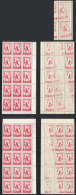 GJ.1231, 1962 Mounted Soldier, Corner Block Of 15 (lower Right) With Variety: DOUBLE IMPRESSION, ONE ON BACK ON... - Altri & Non Classificati