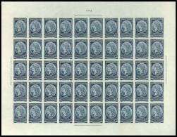 GJ.39, 1901 30c. Liberty Head, PROOF Printed On Card With Glazed Front, Fantastic COMPLETE SHEET Of 50 Examples,... - Oficiales