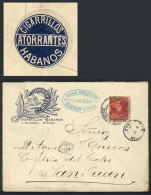 Cover With Corner Card ("Jockey Club" Cigarettes, Cigars) Franked With 5c. And Sent To San Juan In AU/1897, VF... - Autres & Non Classés