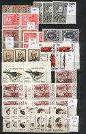 Accumulation In Stockbook, Mainly Of Mint Blocks Of 4, Most MNH And Of VF Quality (some Can Have Defects), Catalog... - Collections, Lots & Séries