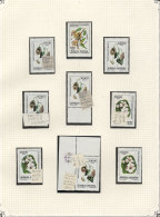 FLOWERS Issue: Collection Mounted On Pages With A Very Detailed And Neat Classification Considering The Different... - Collections, Lots & Series