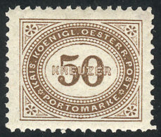 Sc.J9 (Yvert 9), 50Kr. Brown, MNH, Excellent Quality! - Postage Due