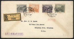 Registered Cover Sent From Wien To USA On 6/SE/1930, VF! - Brieven En Documenten