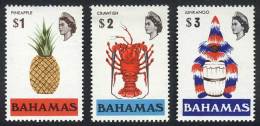 Yvert 317a/319a, Right Watermark, Mint Never Hinged, Excellent, Catalog Value Euros 30. - Bahamas (1973-...)