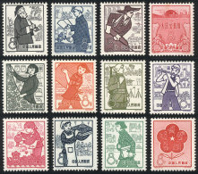 Sc.426/437, 1959 People's Communes, Complete Set Of 12 Values, MNH, VF Quality, Catalog Value US$78. - Otros & Sin Clasificación