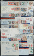 22 Covers (most Airmail) Sent To Argentina In 1939/40 With Nice And Colorful Postages, VF Quality! - Colombia