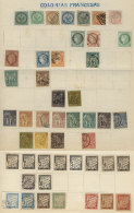 Old Collection On 2 Album Pages, Fine General Quality (some With Defects), Scott Catalog Value US$1,250+ - Other & Unclassified