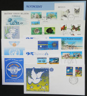 13  FDC Covers Of Small Islands, Very Thematic, All Of Excellent Quality And Very Nice! - Otros & Sin Clasificación