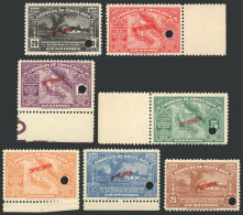 Sc.129/135, 1924 Centenary Of The Annexation Of Province Of Guanacaste, Compl. Set Of 7 Values With SPECIMEN... - Costa Rica