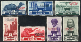 Sc.168/174, 1934 Abruzzi Issue, Cmpl. Set Of 7 Values, Mint Lightly Hinged, VF Quality! - Eritrea