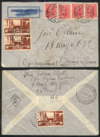 Airmail Cover Sent Via LATI By A Soldier Of The Italian Army To Argentina On 10/MAY/1936, Franked With 3.45L.... - Eritrea