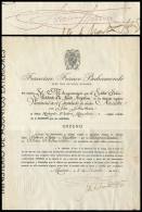 Diploma Of 6/DE/1948 Signed By FRANCISCO FRANCO, Excellent Quality! - Autres & Non Classés