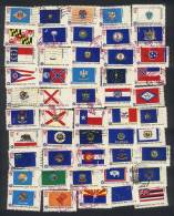 Yvert 1081/1130, Flags, Used, VF, Catalog Value Euros 25. - Andere & Zonder Classificatie