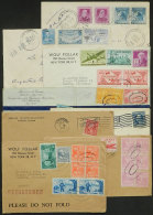 45 Covers Sent To Argentina (almost All Of The 1950s), Most Airmail And Many Registered. With Some Nice Postages,... - Marcofilie