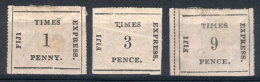 Sc.6 + 7 + 9, The First Two With Gum, The Latter Without Gum. All With Minor Defects (thinned Or With Creases), But... - Fiji (...-1970)