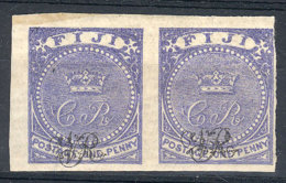 Sc.36, IMPERFORATE Pair, Mint With Gum And Lightly Hinged, Excellent Quality! - Fidji (...-1970)