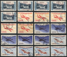 Yvert 30/33, 5 Complete Used Sets, Very Fine Quality, Catalog Value Euros 180+ - Sonstige & Ohne Zuordnung
