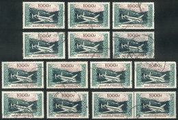 Yvert 33, 14 Used Examples Of Fine To Excellent Quality, Catalog Value Euros 280. - Autres & Non Classés