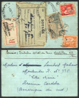 Label Of A Registered Parcel Post Sent From Chatillon Sun B. To Argentina In JA/1931, Interesting! - Other & Unclassified