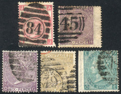 Sc.44/48 (without 47, And Including The 6p. Lilac Of Plates 5 And 6), Used, Fine To VF Quality, Catalog Value... - Sonstige & Ohne Zuordnung