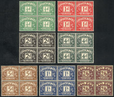 Scott J26/J33 (without 3p. Sc.J29, Low Value Of Little Importance). It Includes The Key Values And High Values Of... - Portomarken