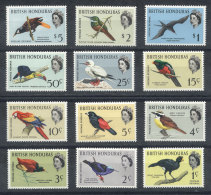 Sc.167/178, 1962 Birds, Complete Set Of 12 Values, Never Hinged, Excellent Quality, Catalog Value US$85.50 - Honduras Británica (...-1970)