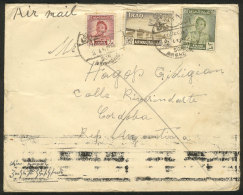 Airmail Cover Sent From Bagdad To Argentina On 26/DE/1949 With Nice Postage, Unusual Destination! - Irak