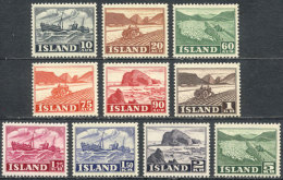 Sc.258/268 (without 260 Or 257), The 10 Values Issued In 1950, MNH, Excellent Quality, Catalog Value US$150 - Autres & Non Classés