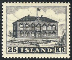 Sc.273, 1952 25Kr. Parliament Building, VF Quality, Catalog Value US$210 - Autres & Non Classés